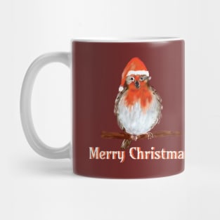 Christmas Robin - Merry Christmas Mug